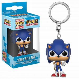  Funko Pocket POP! Keychain: Games: Sonic w/ RIng 20289-PDQ