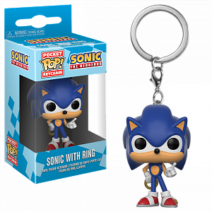 Брелок Funko Pocket POP! Keychain: Games: Sonic w/ RIng 20289-PDQ Funko - фото 1