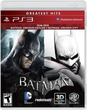 Batman: Arkham Asylum + Batman: Arkham City - Dual Pack 1-ая английская, 2-ая русская версии (PS3)