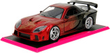 Коллекционная модель машинки Mazda RX-7 Widebody Pink Slips 1:24, металлическая (Jada 35194)