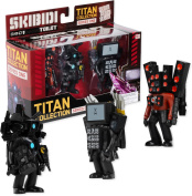 Набор фигурок Skibidi Toilet: Titan 3 Pack – All-New Collectibles (3 шт)
