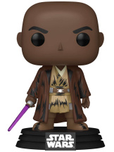 Фигурка Funko POP Star Wars: Mace Windu Bobble-Head (Retro) (834) (90327) (9,5 см)