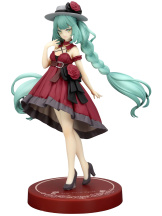 Фигурка-аниме FuRyu: Hatsune Miku – Hatsune Miku (Outing Dress Red Color Ver.) [Trio-Try-iT] (19 см)