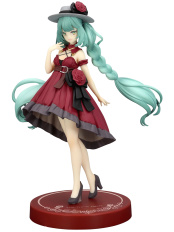 Фигурка-аниме FuRyu: Hatsune Miku – Hatsune Miku (Outing Dress Red Color Ver.) [Trio-Try-iT] (19 см)