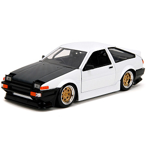 

Модель машинки JDM Tuners: 1986 Toyota Trueno AE86 (Масштаб 1:24) (35956)