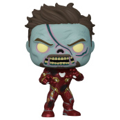 Фигурка Funko POP Marvel: What If...? – Zombie Iron Man Bobble-Head (944) (9,5 см)
