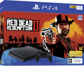 Sony PlayStation 4 1TB Slim (CUH-2208B) + игра Red Dead Redemption 2 
