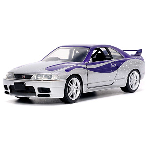 

Модель машинки Jada Toys: Fast & Furious – 1995 Nissan Skyline GT-R 1:32 (BCNR33) (32587)