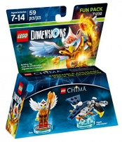 LEGO Dimensions Fun Pack - Lego Legend of Chima (Eris, Eagle Interceptor)
