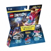 LEGO Dimensions Level Pack - Back to the Future (DeLorean Time Machine, Marty McFly, Hoverboard)