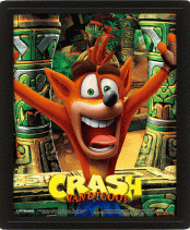 Постер 3D Pyramid – Crash Bandicoot (Mask Power Up) (20 x 25 см)