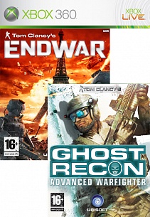 Tom Clancy's Ghost Recon Advanced Warfighter 2 + End War (Xbox 360)