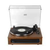 Виниловый проигрыватель Reproductor RP-410UBWA с 4-мя встроенными динамиками (орех)