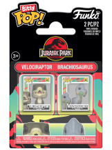 Набор Funko Bitty POP: Jurassic Park – Velociraptor & Brachiosaurus 2 шт. (94199) (2,3 см)