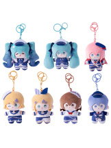 Брелок плюшевый Hatsune Miku Song of the Tides Plush Pendant Blind Box (1 случайная фигурка) (11 см)