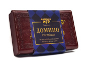 Фабрика игр: Домино Premium в шкатулке из искусственной кожи (Фабрика игр)
