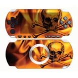 Наклейка PSP 2000 Огонь и череп (PSP)