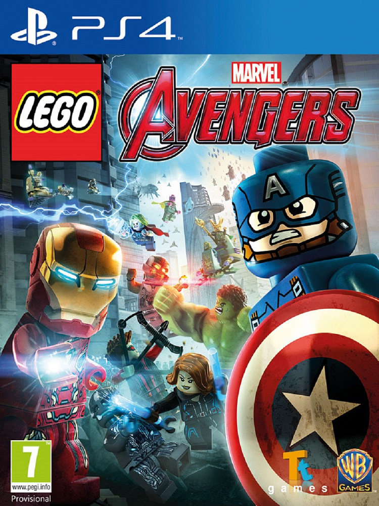 Lego Marvel PS4 Box