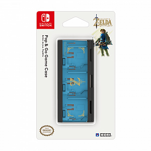 Nintendo Switch Кейс Hori (Zelda) для хранения 6 игровых карт для консоли Nintendo Switch (NSW-097U) Hori