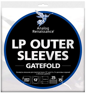 

Конверты внешние для грампластинок 12" Gatefold (25 шт.)