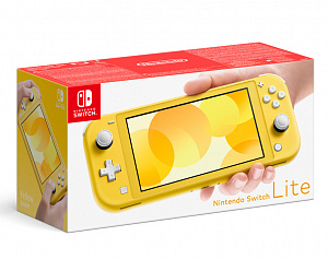 Игровая приставка Nintendo Switch Lite (желтая) Nintendo - фото 1