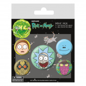 Значок Rick and Morty – Heads (BP80615)
