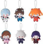 Фигурка-плюш Bilibili Goods: Neon Genesis Evangelion – Rewritten Series [MiniQ Plush Keychain Blind Box] (1 случайная фигурка) (11 см)