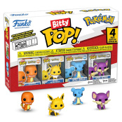 Набор фигурок Funko Bitty POP: Pokemon – Charmander + Jolteon + Lapras + Rattata (4 шт) (81133) (2 см)