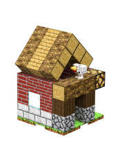 Конструктор магнитный Minecraft – Деревенский дом [49 деталей] (MC17377)