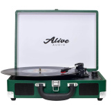 Виниловый проигрыватель Alive Audio: Glam – Pine c Bluetooth (GLM-01-PN)